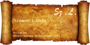 Szemes Linda névjegykártya